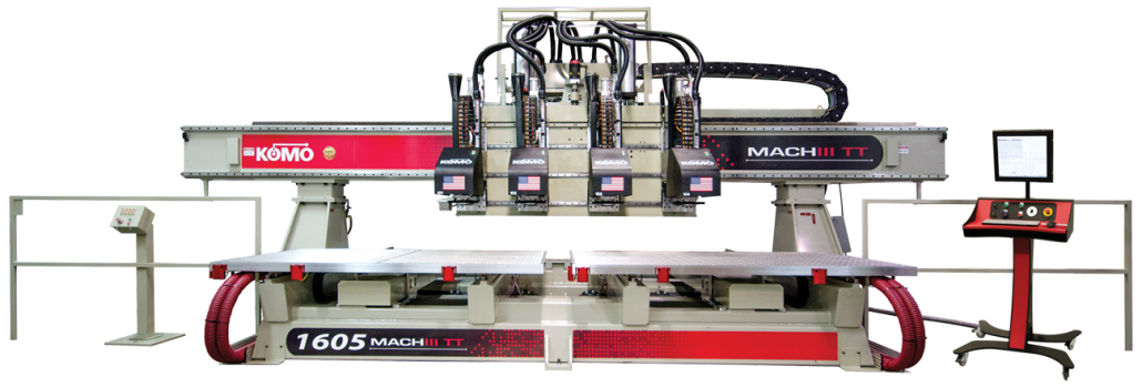 Mach III Twin Table CNC Machining Center from KOMO Machine, Inc.